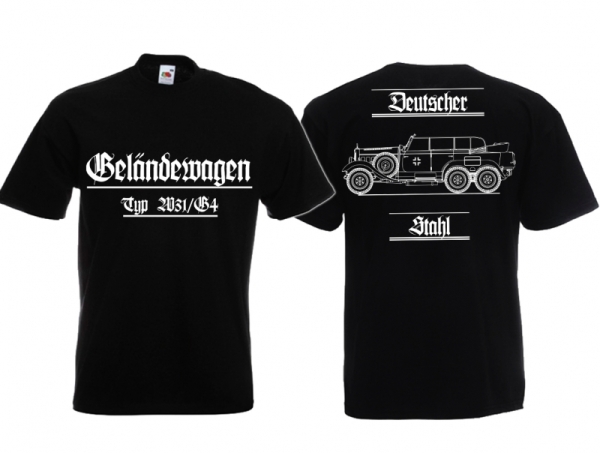 T-Shirt - Fahrzeuge der Wehrmacht - Geländewagen - Typ W31/G4