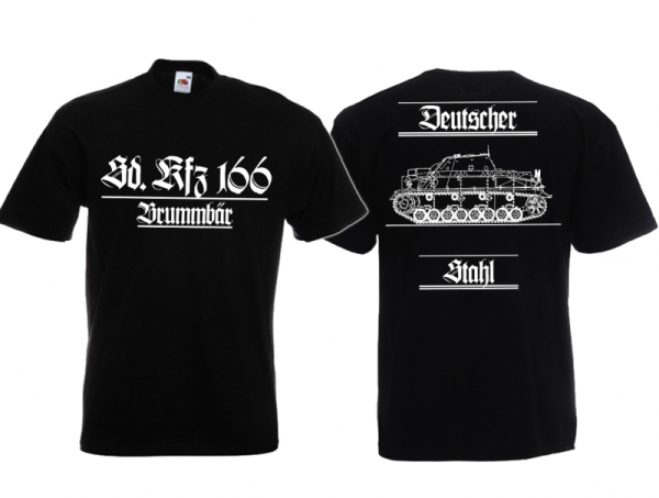 T-Shirt - Fahrzeuge der Wehrmacht - Sd.Kfz 166 - Brummbär