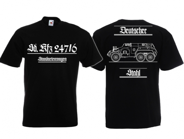 T-Shirt - Fahrzeuge der Wehrmacht - Sd.Kfz 247/6 - Standartenwagen