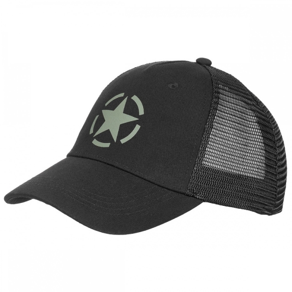 Cap - Trucker Cap MFH - schwarz - größenverstellbar