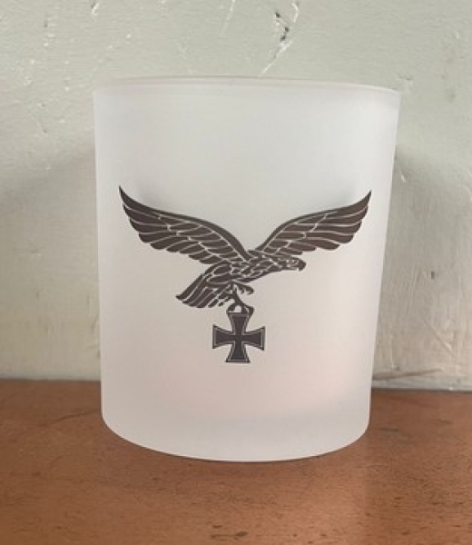 Teelicht / Trinkglas - Adler - Luftwaffe