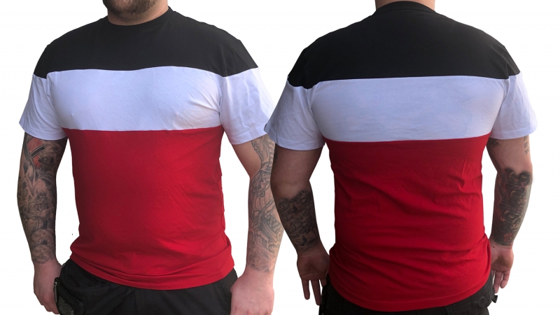 Premium Shirt - Kaiserfarben - schwarz-weiß-rot