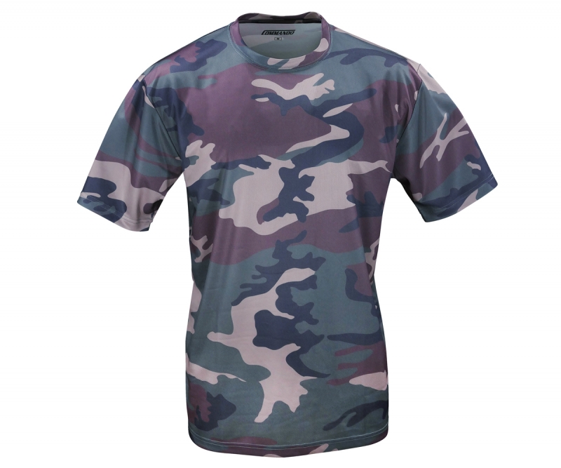 T-Shirt - Elite-Kämpfer - Quickdry - woodland