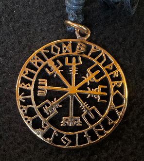 Halskette - Vegvisir - Bronze