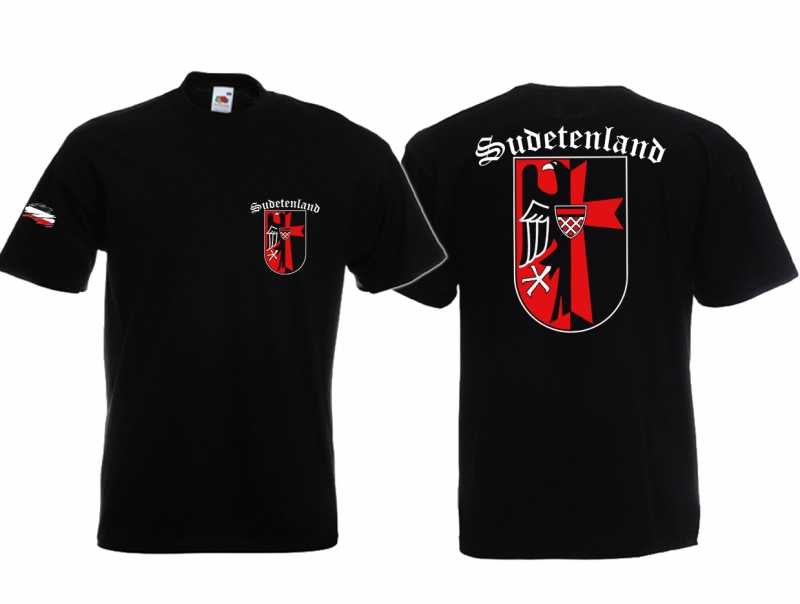 T-Shirt - Sudetenland - schwarz