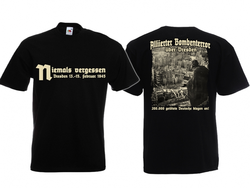 T-Shirt - Dresden - Niemals vergessen