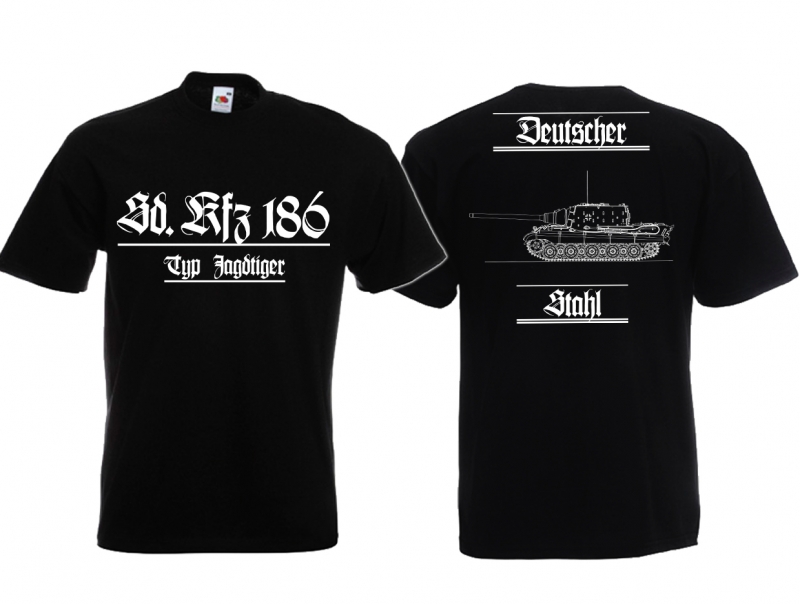 T-Shirt - Fahrzeuge der Wehrmacht - Sd.Kfz 186 - Typ Jagdtiger