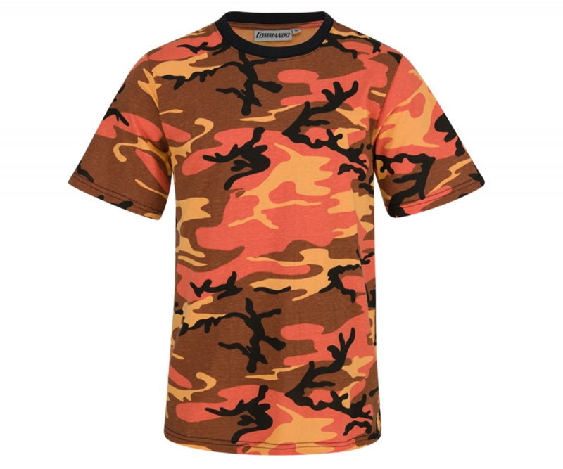 T-Shirt - sunset camo