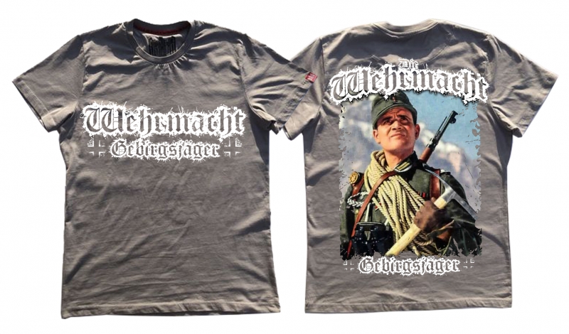 Premium Shirt - WS - Gebirgsjäger - grau