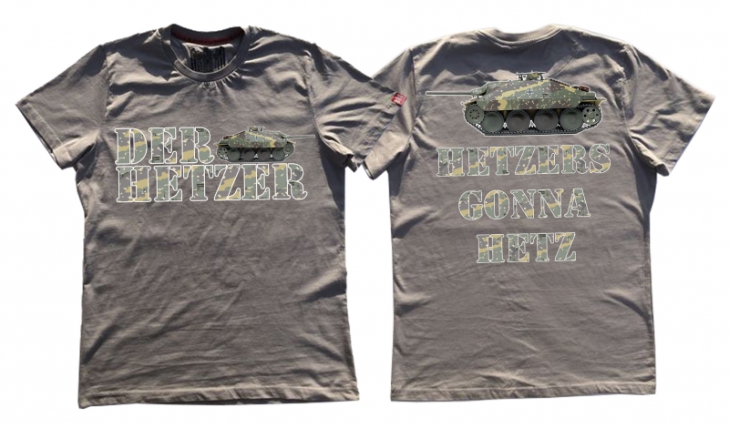 Premium Shirt - Der Hetzer - grau