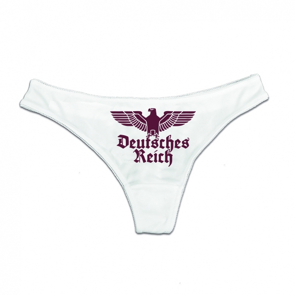 String Tanga - Reichsadler - Deutsches Reich - weiß