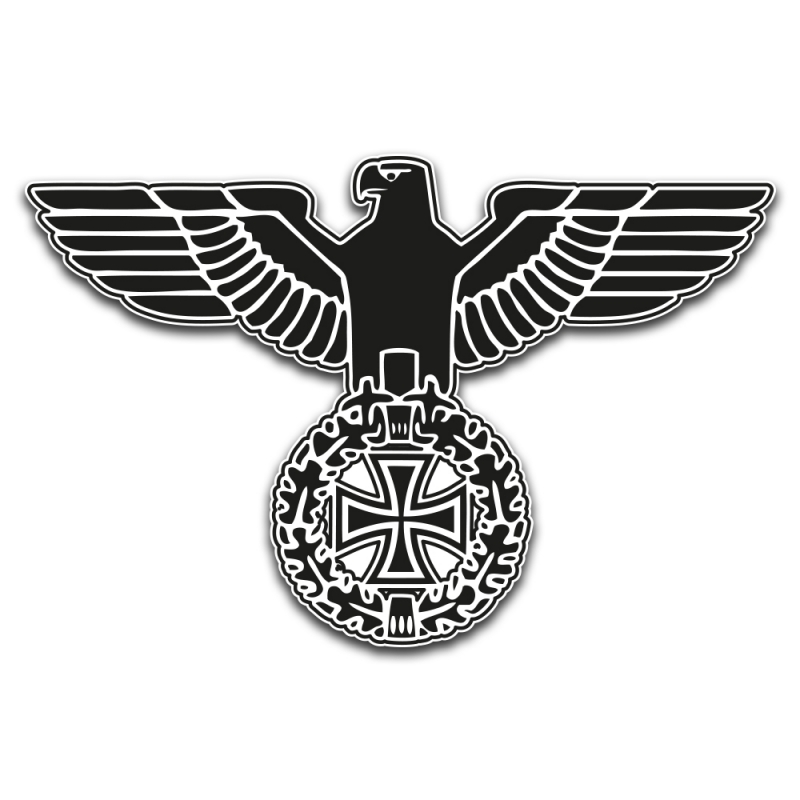 PVC Aufkleber - Reichsadler - Eisernes Kreuz