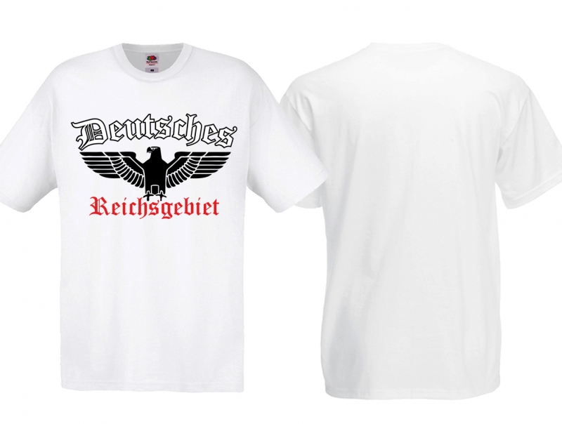 T-Shirt - Deutsches Reichsgebiet - weiß