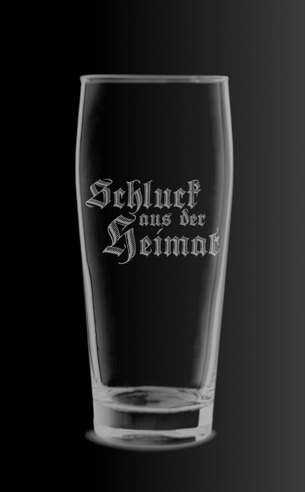 Bierglas - Schluck aus der Heimat - Motiv 2