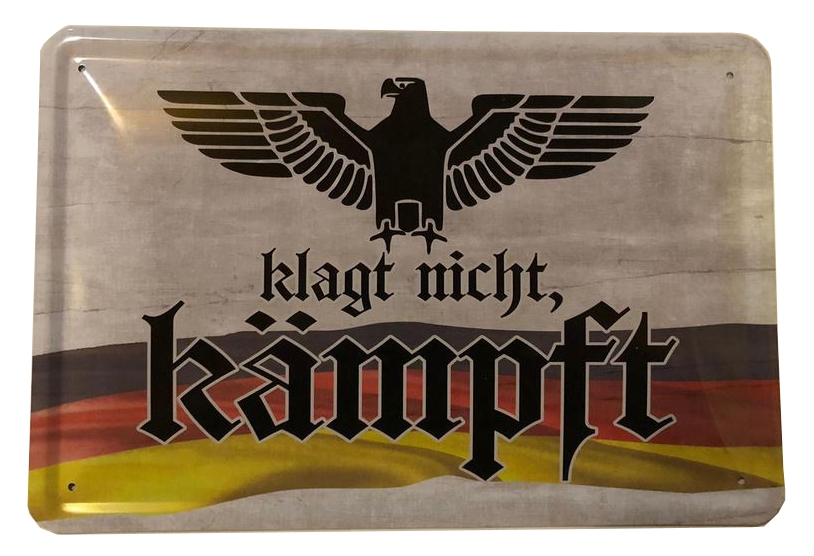 Blechschild - Klagt nicht, kämpft! - SRG (109)