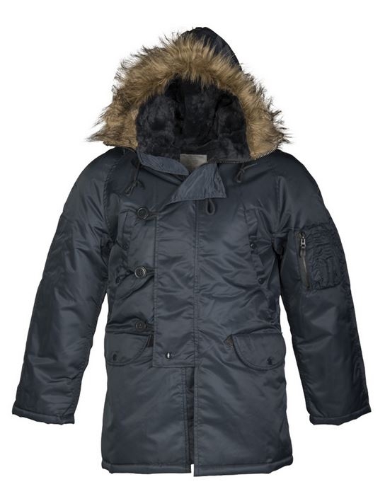 US FLIEGERPARKA - N3B - TEESAR® DUNKEL BLAU