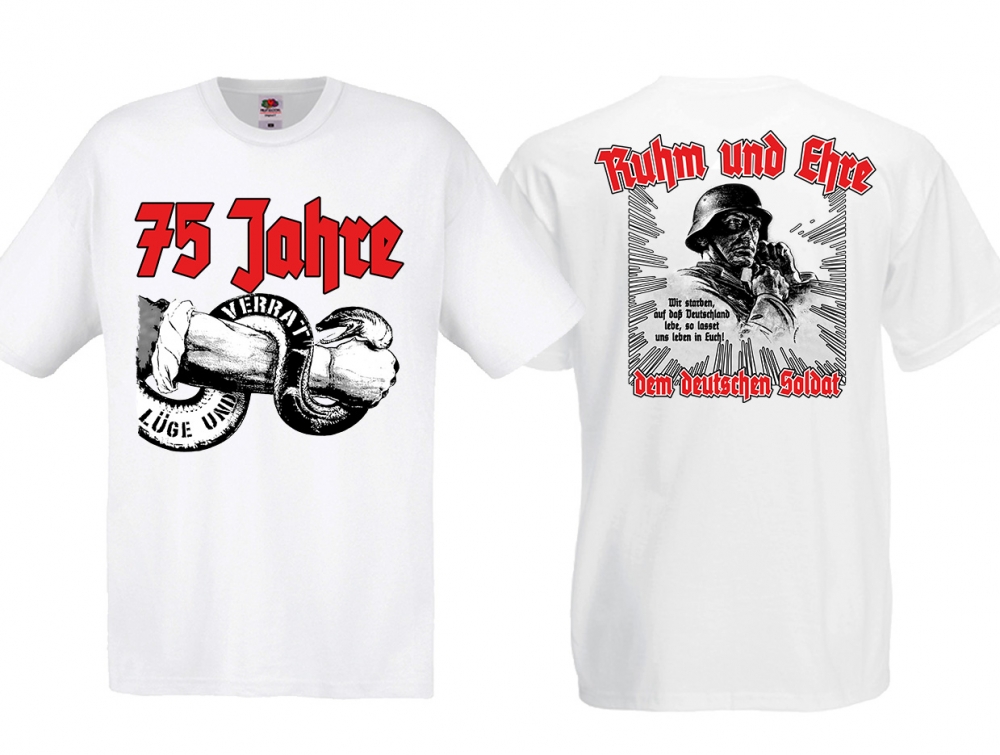 T-Shirt - 75 Jahre - Weiß