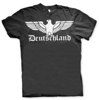 T-Shirt - Reichsadler - Deutschland - schwarz/weiß