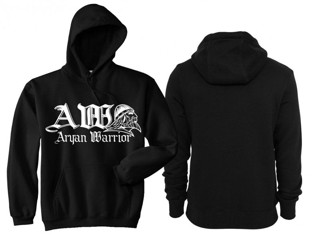 Kapuzenpullover - AW - Logo - schwarz