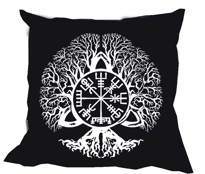 Kissen - Valkyrie - Vegvisir - Motiv 2