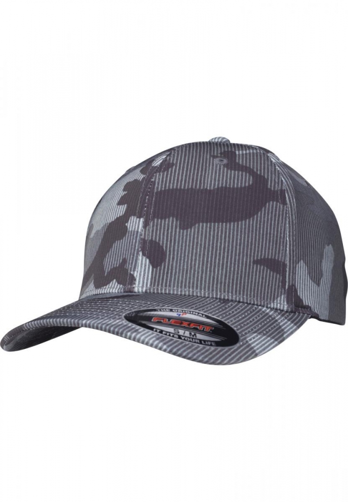 Cap - Snapback - Camo Stripe - dark - Flexfit