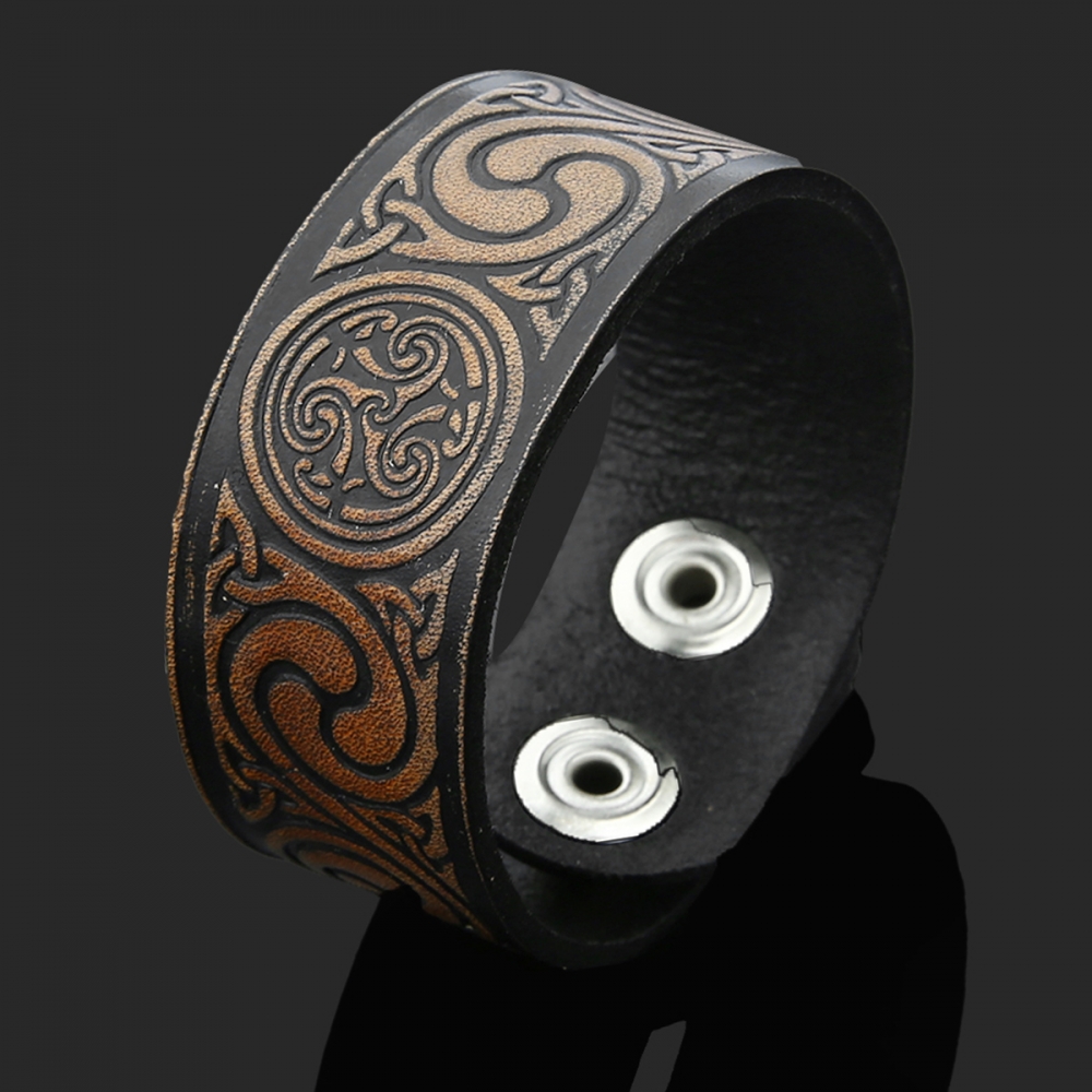 Armband - Triskele - braun - Motiv 2