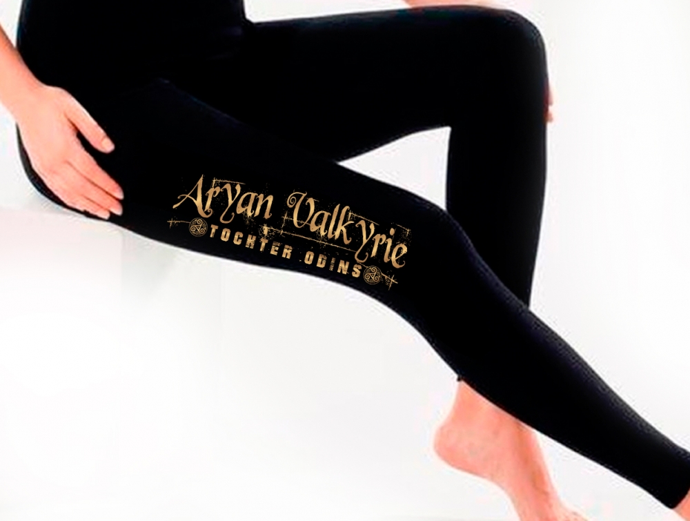 Frauen - Leggings - Valkyrie - Tochter Odins - schwarz