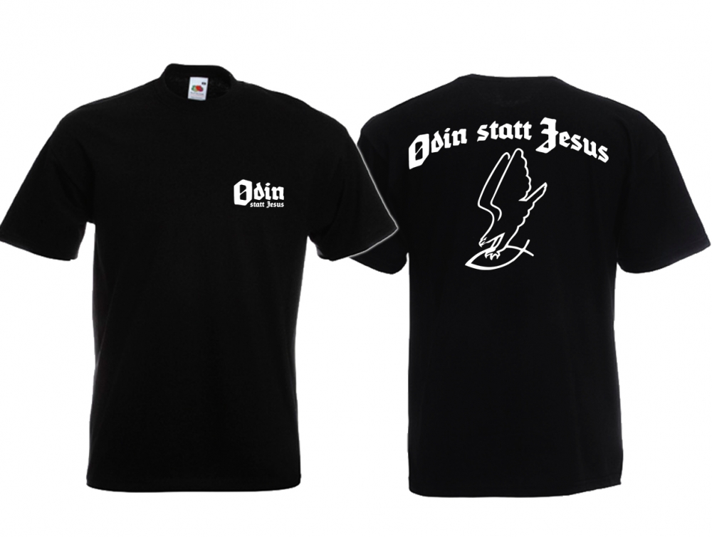 T-Shirt - Odin statt Jesus - Motiv 1