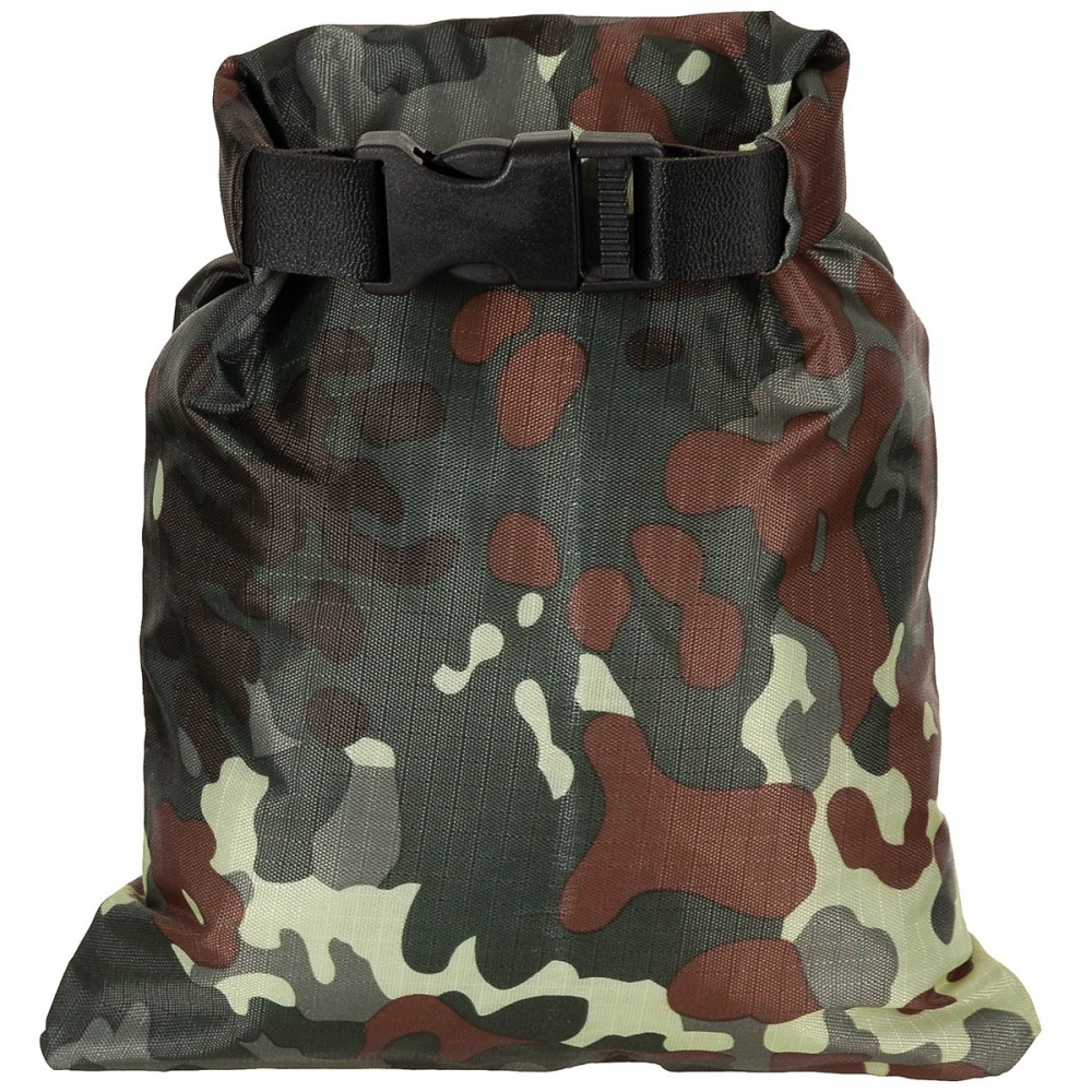 Packsack - Drybag - flecktarn - wasserdicht - 1 Liter