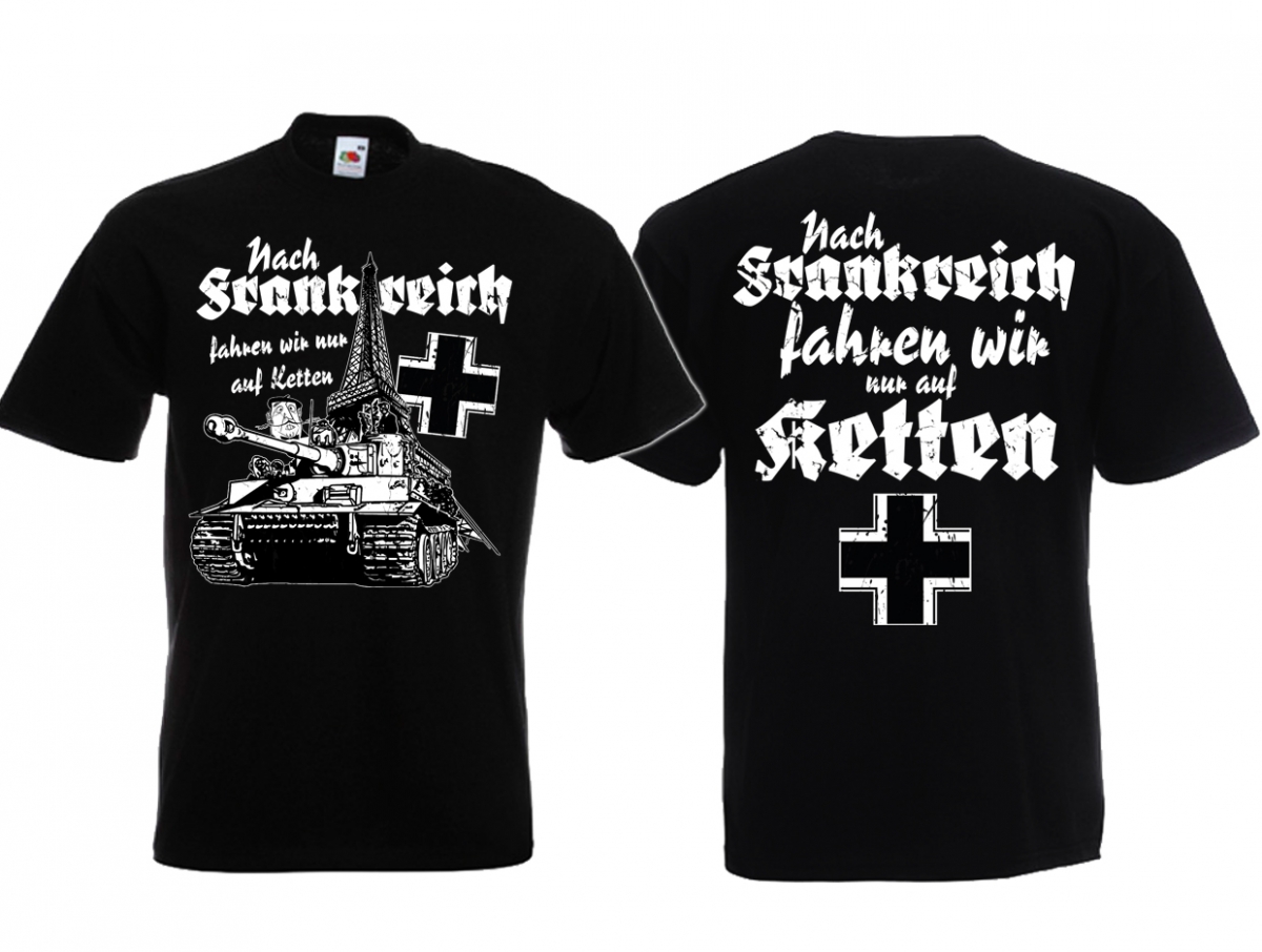 T-Shirt - Nach Frankreich fahr ich nur auf Ketten