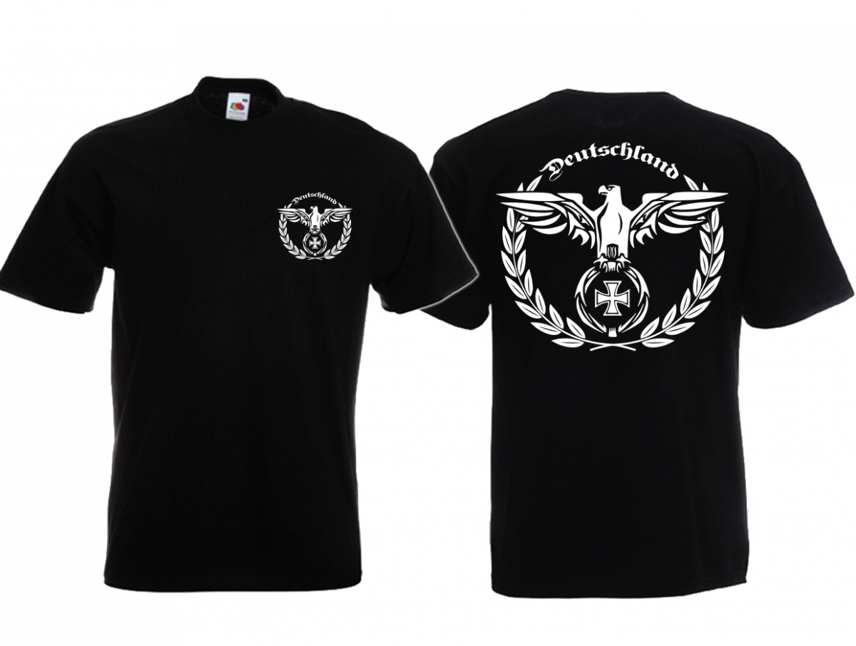 T-Shirt - Phoenix - Deutschland - Motiv 4 - schwarz/weiß