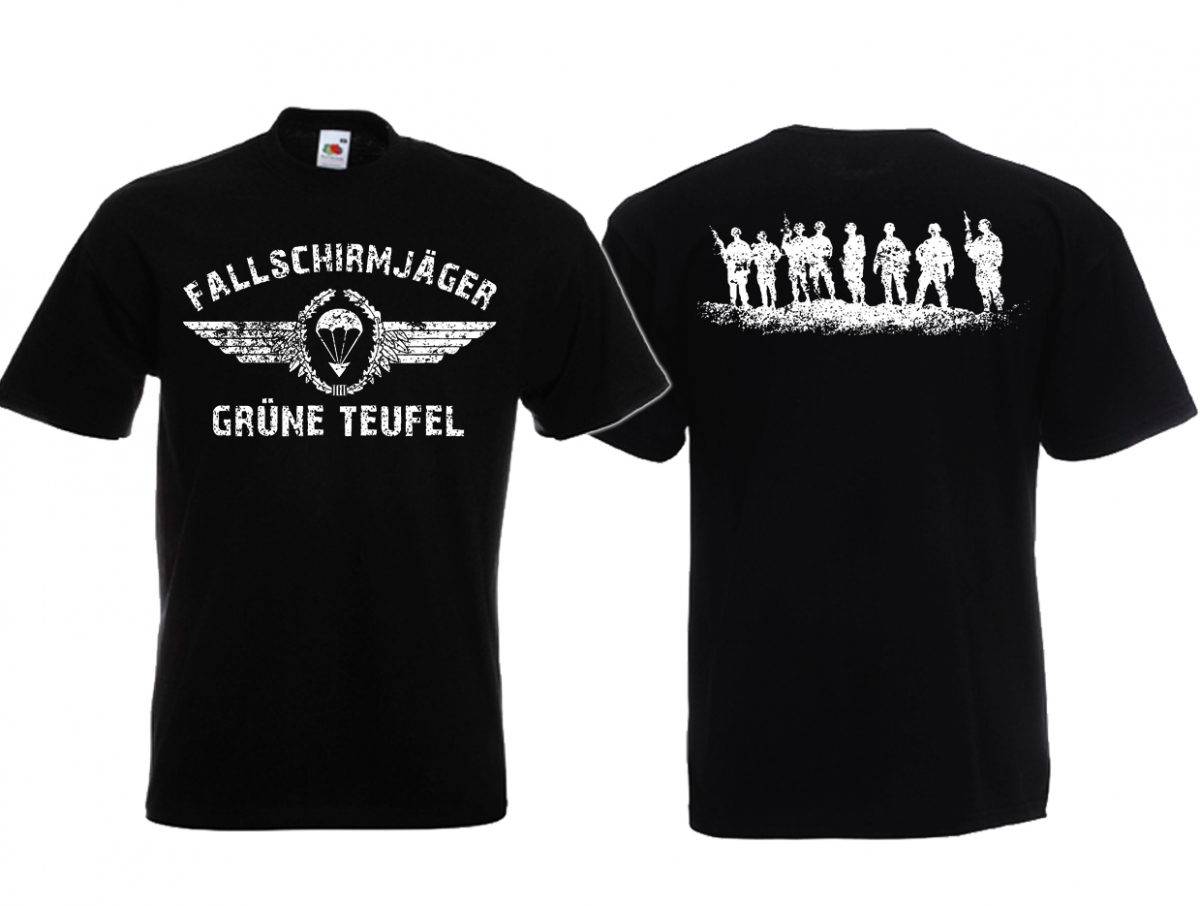 T-Shirt - Grüne Teufel - Fallschirmjäger