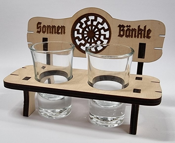 Schnapsglas Set - Sonnenbänkle