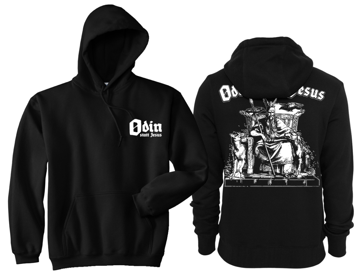 Kapuzenpullover - Odin statt Jesus - Motiv 1