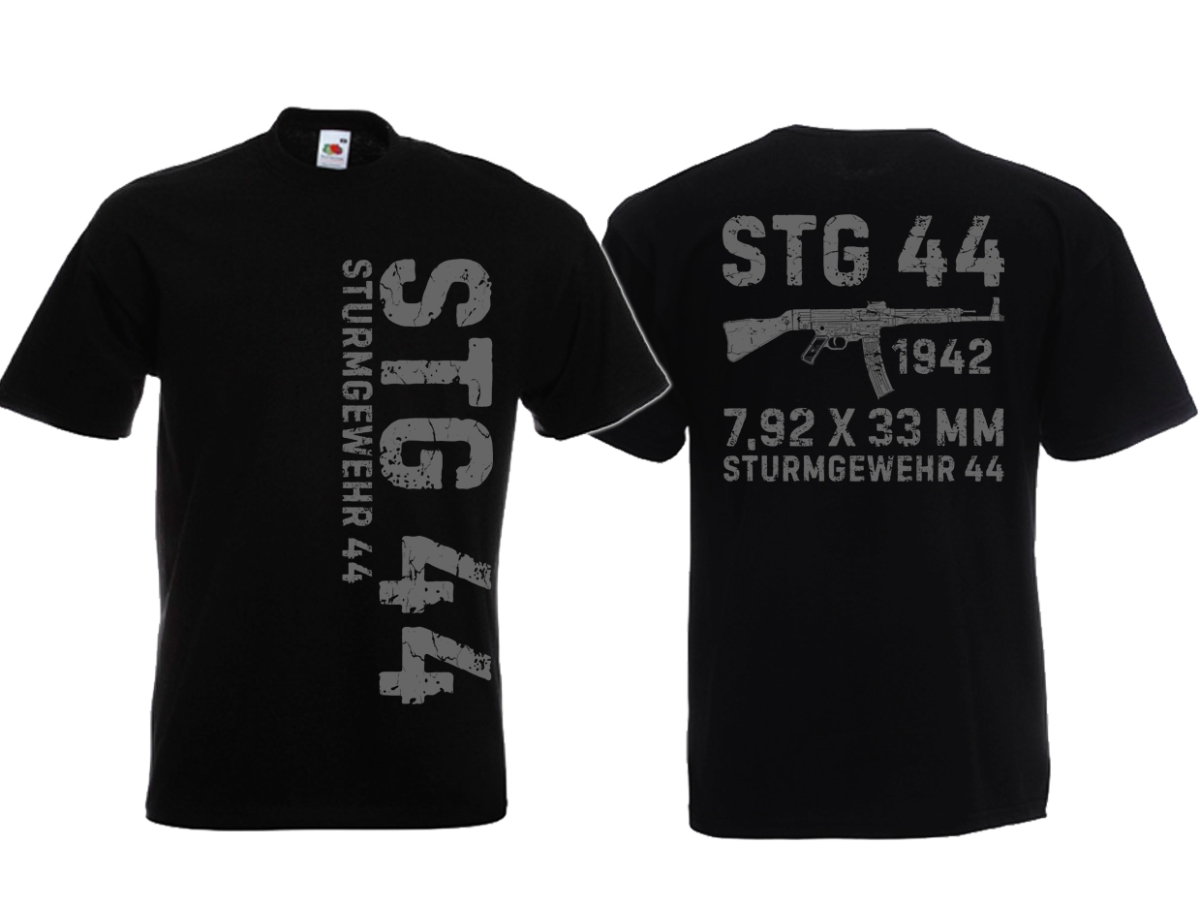 T-Shirt - Sturmgewehr - STG 44 - schwarz/grau