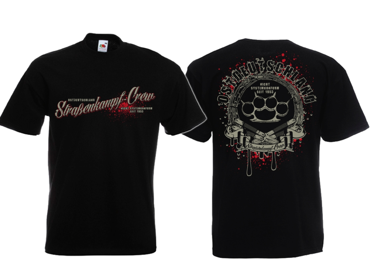 T-Shirt - Ostdeutschland - Straßenkampf-Crew