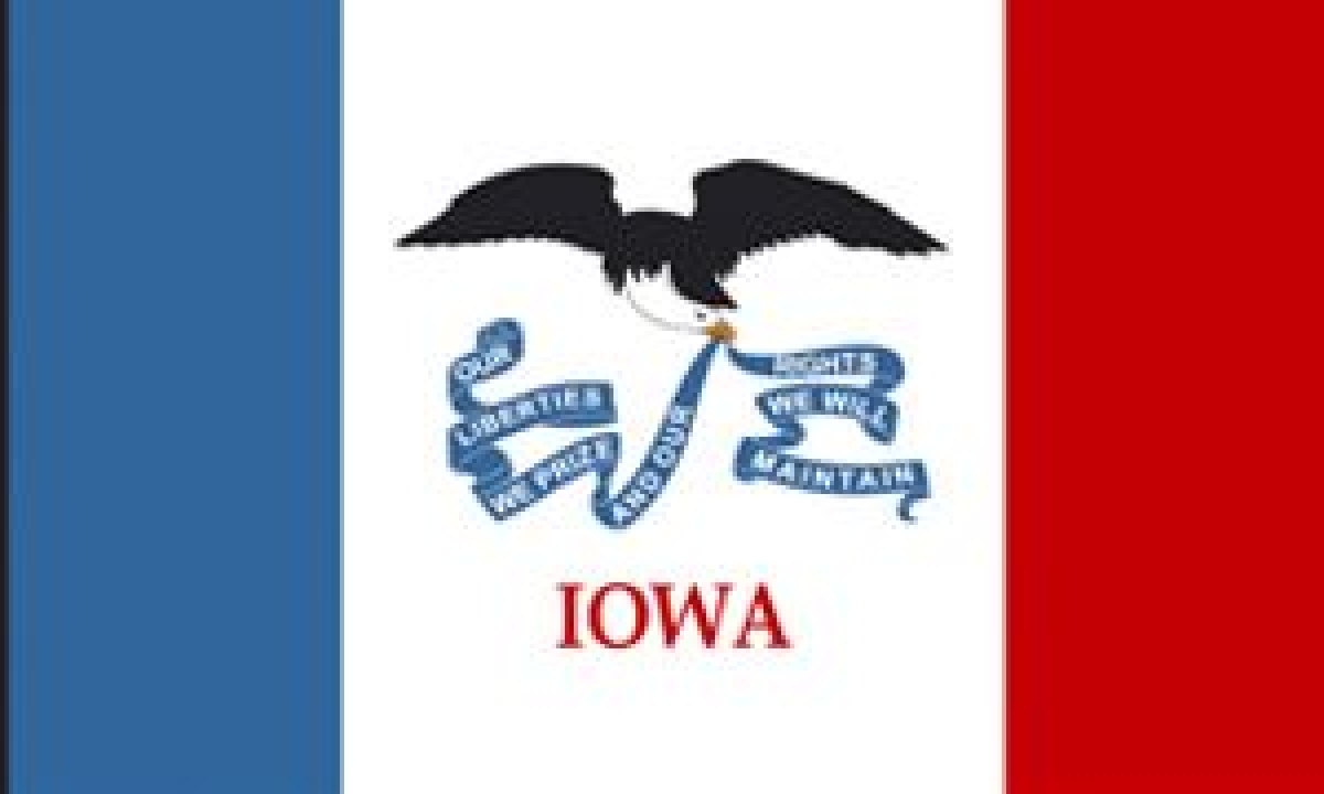 Fahne - Iowa