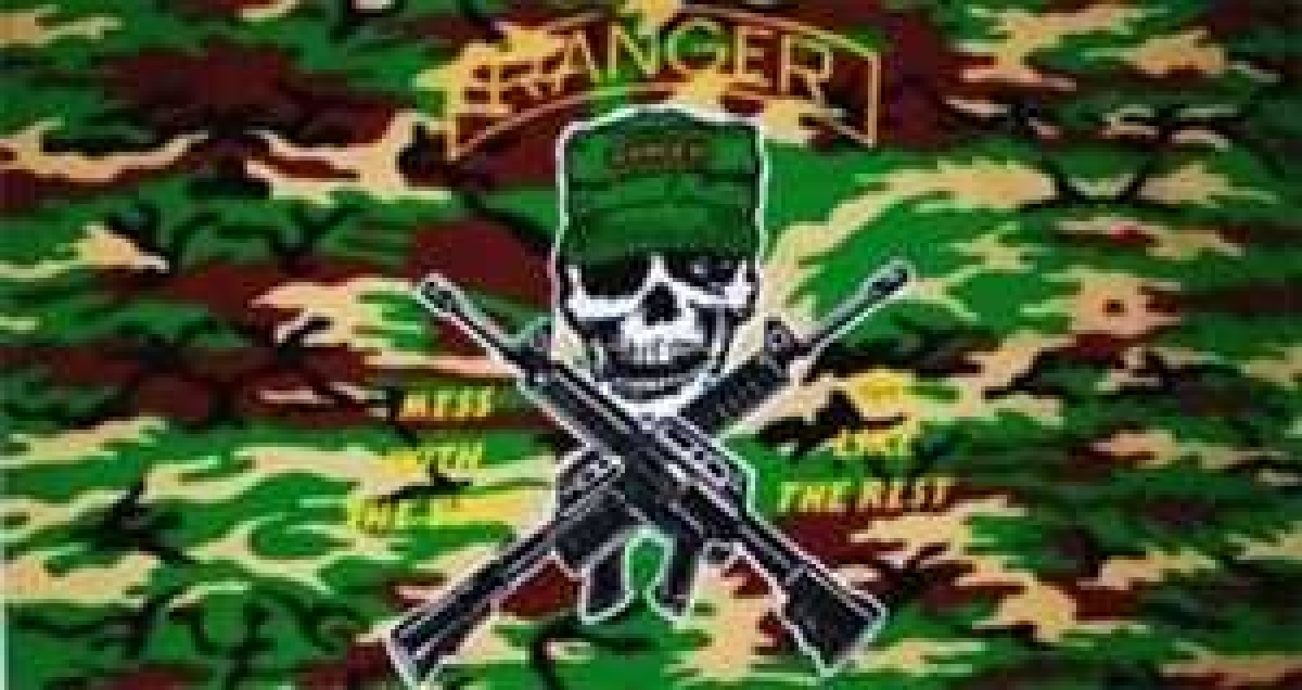 Fahne - Ranger Camouflage - Mess with the best