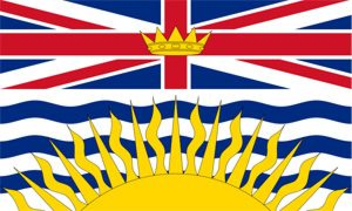 Fahne - Kanada - British Columbia