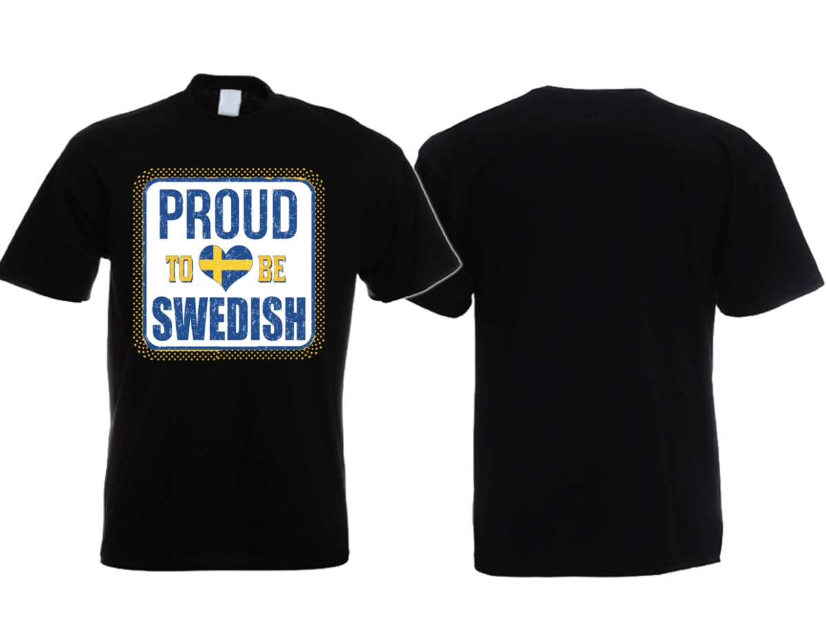 T-Shirt - Proud to be Swedish