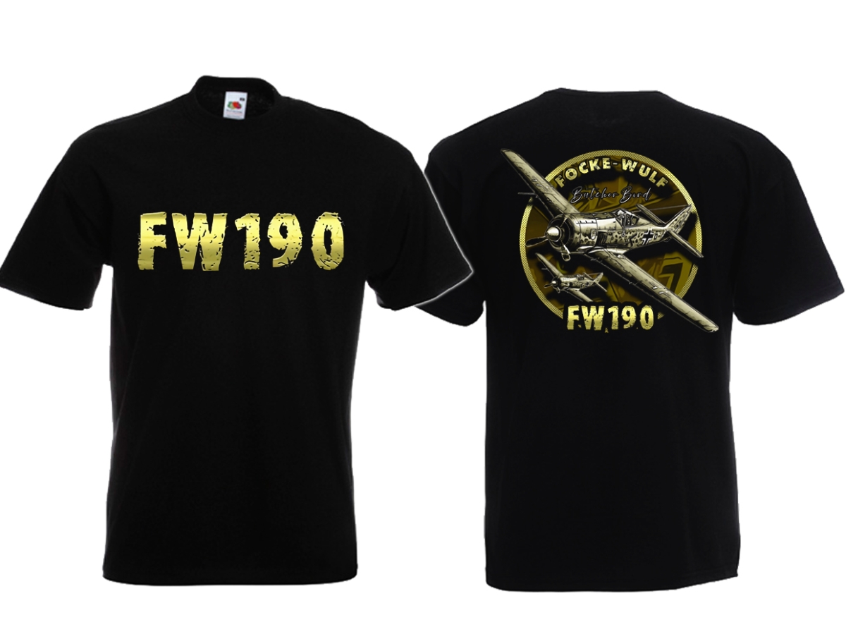 T-Shirt - Focke Wulf - FW 190 - Motiv 2