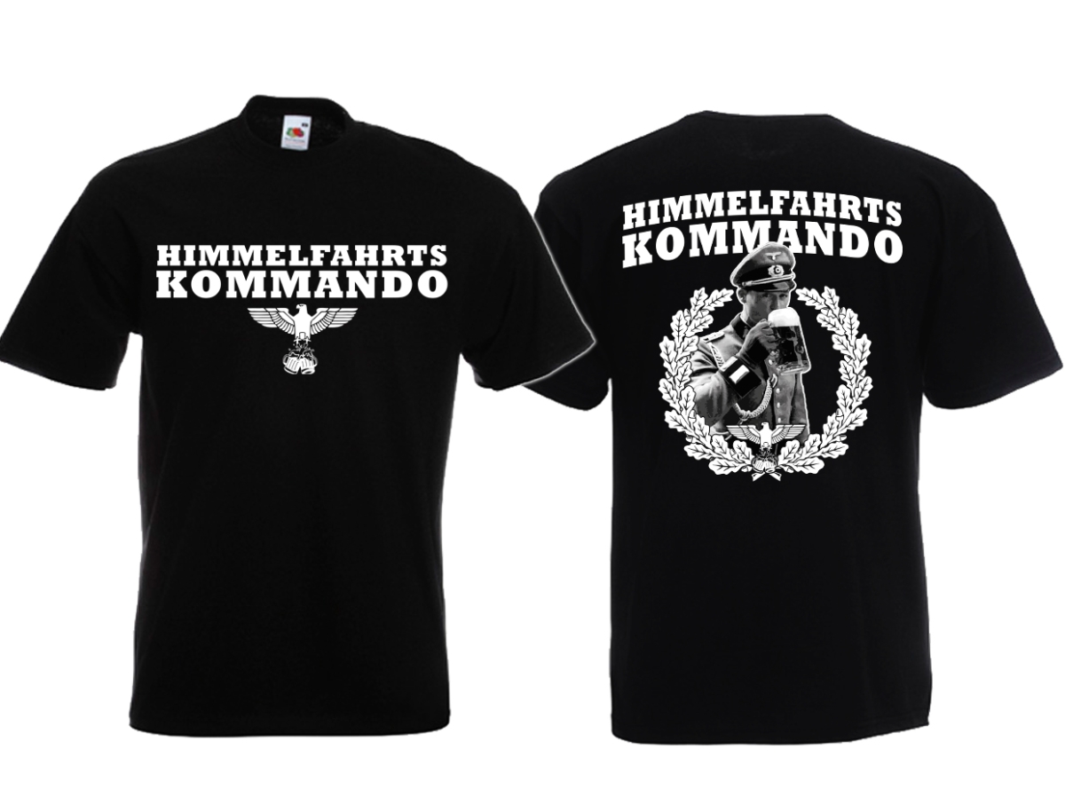 T-Shirt - Männertag - Himmelfahrts-Kommando - schwarz