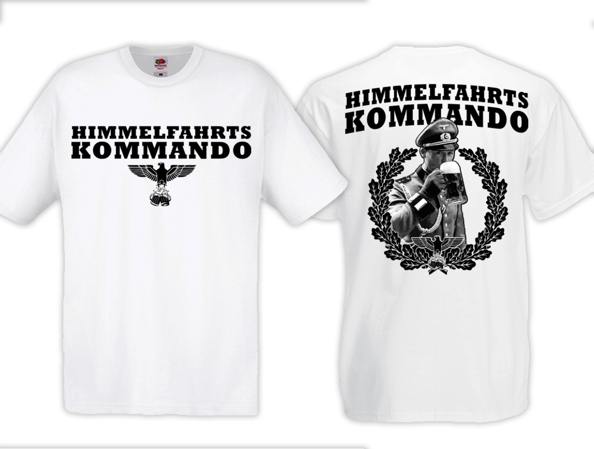 T-Shirt - Männertag - Himmelfahrts-Kommando - weiss