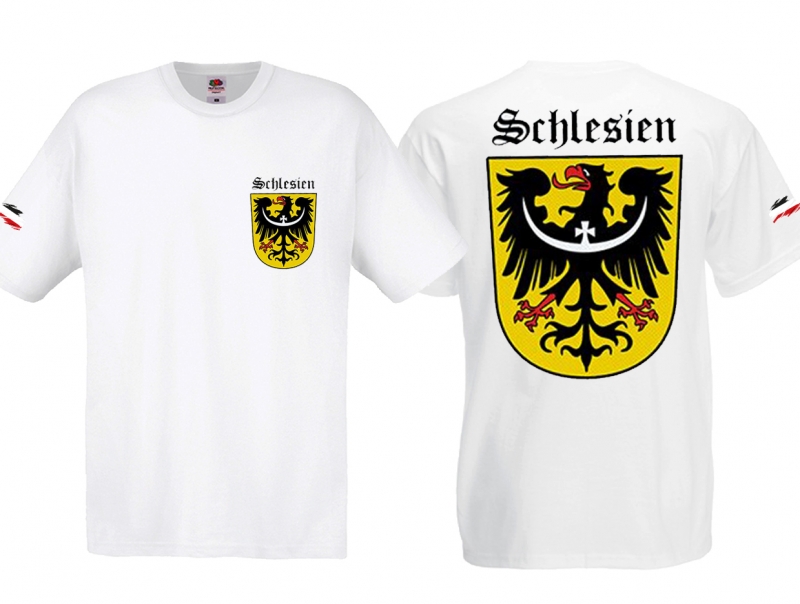 T-Shirt - Schlesien - weiß