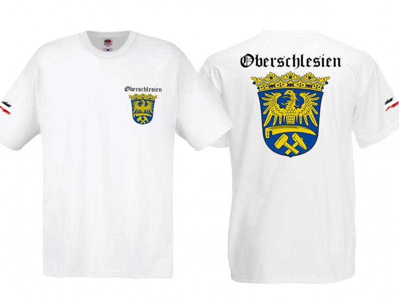 T-Shirt - Oberschlesien - weiß