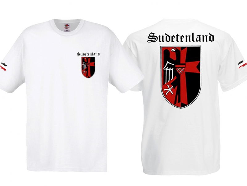 T-Shirt - Sudetenland - weiß
