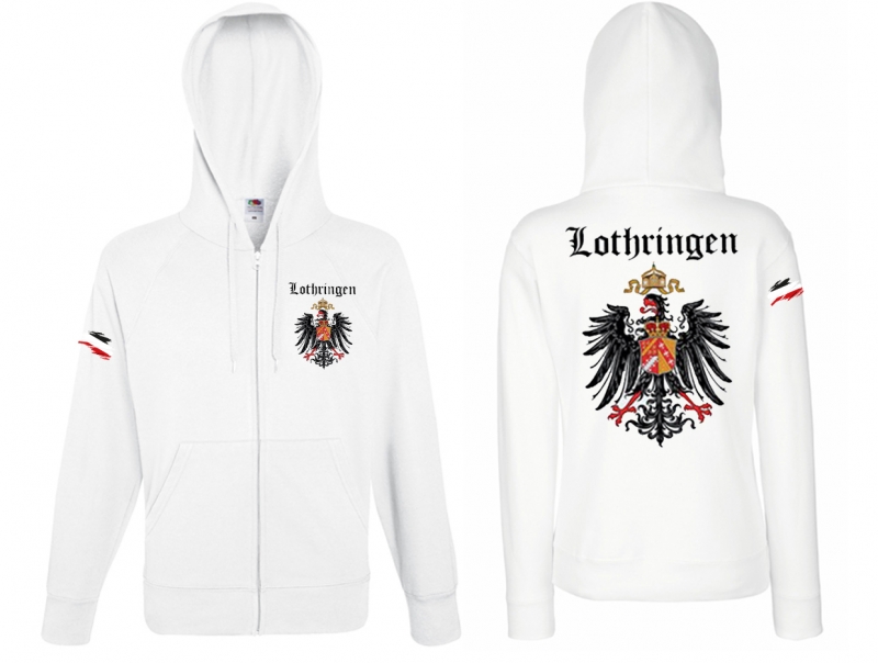 Frauen Kapuzenjacke - Lothringen - weiß