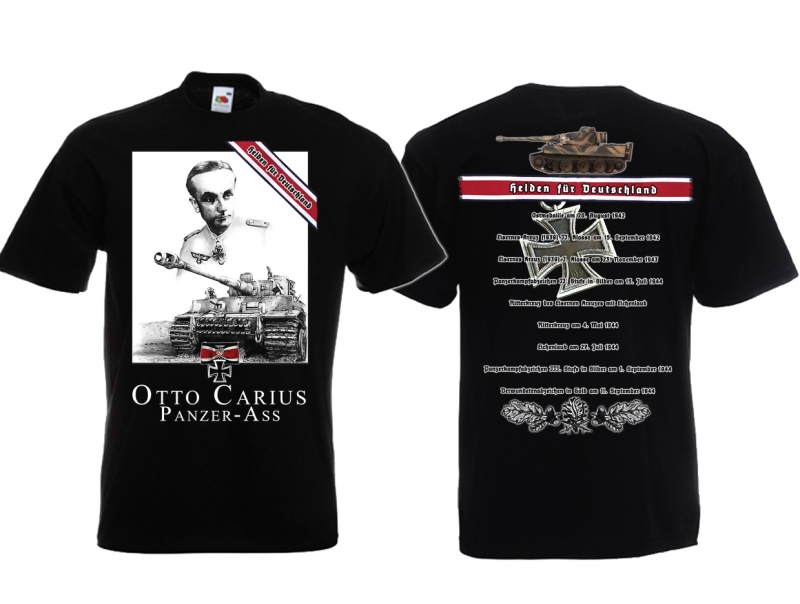 Frauen T-Shirt - Otto Carius - schwarz