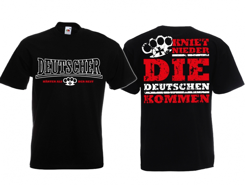 T-Shirt - Deutscher - Härter als der Rest - schwarz