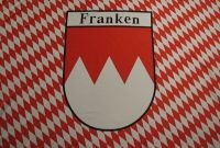 Fahne - Franken - kariert (154)